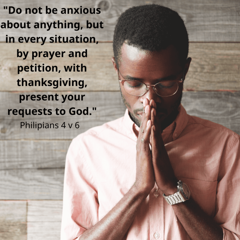 Do not be anxious about anything, but in every situation, by prayer and petition, with thanksgiving, present your requests to God.-2